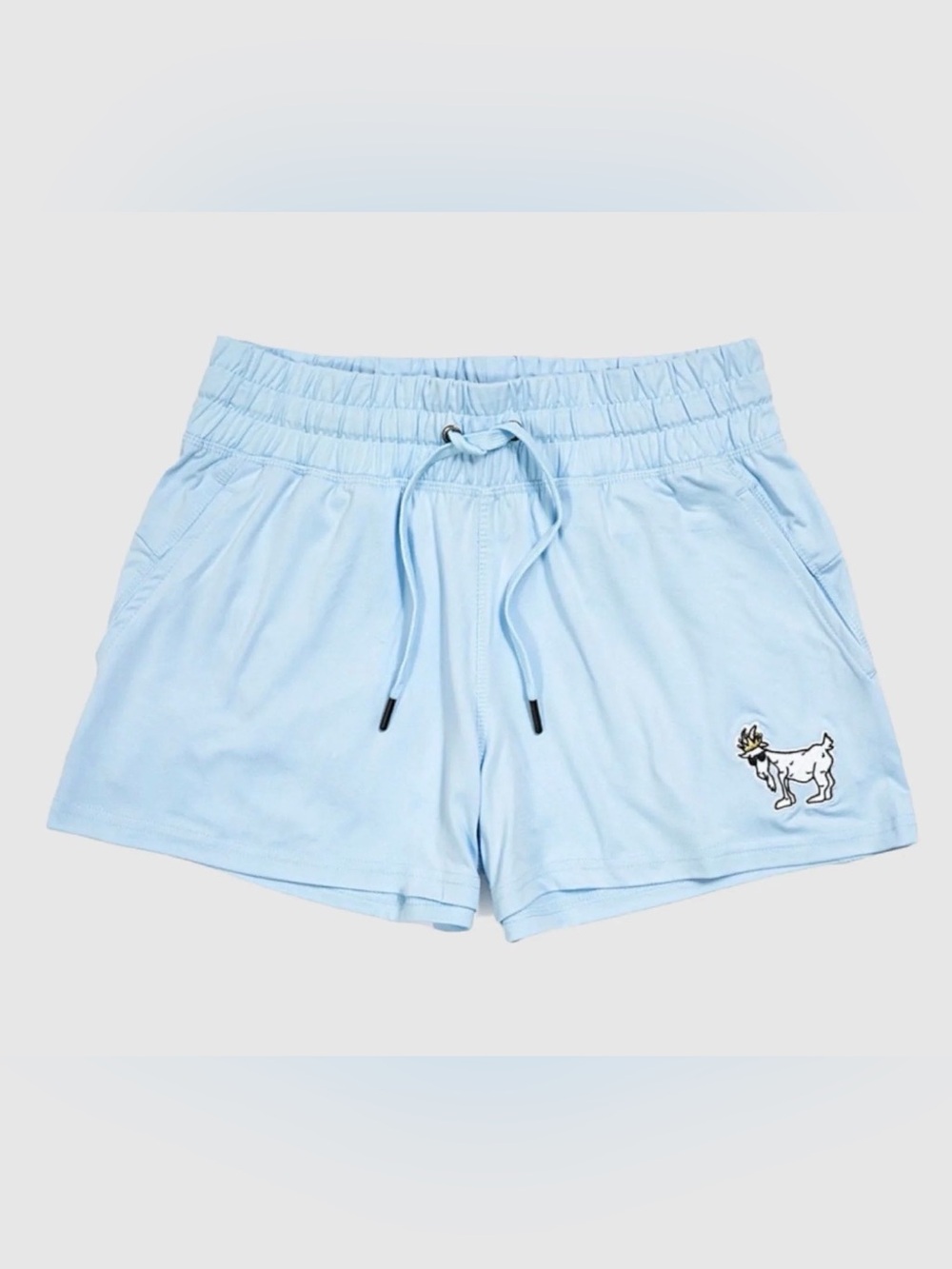 GOAT USA Girls’ Relaxed Shorts in Carolina Blue - YXL